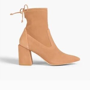 New With Dust bag Stuart Weitzman Avenue 85 City Block boot -sand